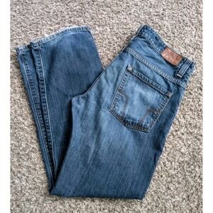 Fossil Denim Jeans Vintage Straight Dark Wash 34x30 Men's Blue